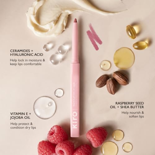 Image of Kiro Shape & Define Lip Liner - Cherry Mocha, 0.3 g | Waterproof, Smudge-Proof & Transfer-Proof Retractable Lip Liner, Defines, Contours & Overlines Lips