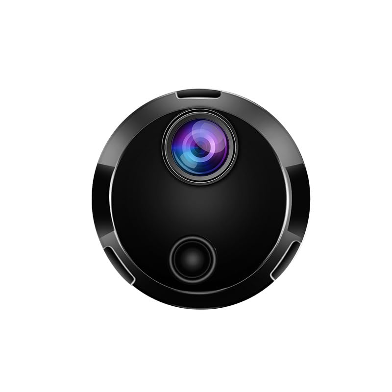 Mini WiFi Surveillance Camera, Indoor and Outdoor 1080P HD, Night Vision, Motion Detection, Wireless Camera for Home Office Car Pets