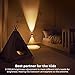 L LOHAS LED Night Light Projector, Night Lights Plug into Wall, Dusk to Dawn Sensor, 180°Rotating Nightlight for Kids, 0-150LM Dimmable Soft White Ambient Lighting for Bathroom, Decor, Gifts, 2 Pack