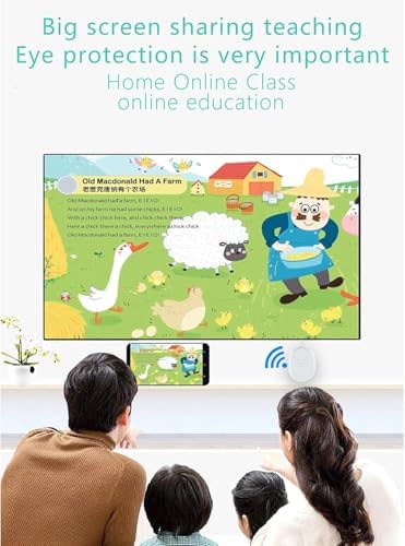 Coverzone HRpart Supercast E38 Kablosuz HDTV Stick, Netflix ile Uyumlu Diğer Uygulamalar İçin Ekran Yansıtma Cihazı, Android & iPhone Uyumlu, HDMI Çıkışı, TV ve Projeksiyon Uyumu | E38 - Görsel 3