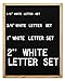 Felt Like Sharing Plastic Letter Board Letters Only (348 Pieces) – 1” Letter Board Letters for Changeable Felt Letter Board – White Letter Board Accessories – Gift Set