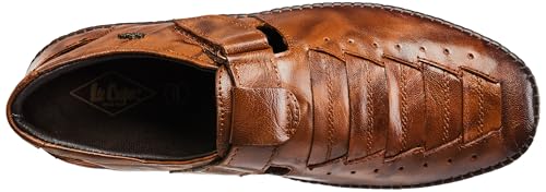 Image of Lee Cooper Men's LC8338C Leather Sandal LC8338C Tan 42