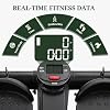 Mini Stair Steppers with Resistance Bands for Exercise at Home, Portable Exercise Twist Stepper Machine for Full Body Workout, Hydraulic Fitness Stepper with LCD Monitor, Black