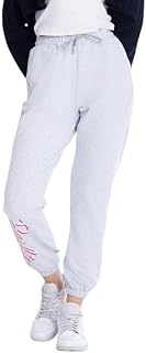 MAMILLY JEANS للنساء سروال كارغو نسائي مطبوع برباط على الخصر