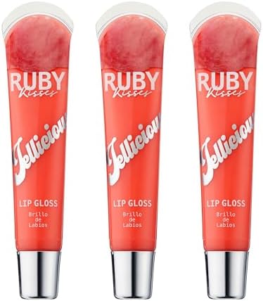 Ruby Kisses Jellicious Mouth Watering Lip Gloss JLG04 (3 PACKS)