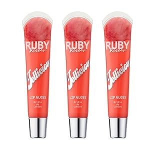 Ruby Kisses Jellicious Mouth Watering Lip Gloss JLG04 (3 PACKS)