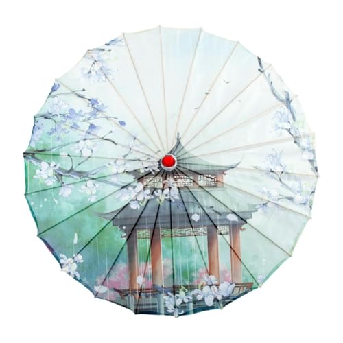 Parasol en papier huilé chinois pour accessoire de soirée dansante