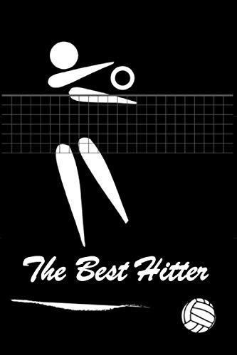 The Best Hitter Volleyball Journal 6"x9" 100 Pages