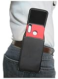 Mgbca Nylon Cell Phone Pouch for Samsung Galaxy A23 A21 A20 A50 Holster with Belt Loop, Rugged, Magn