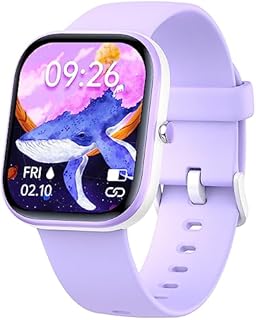 Kinder Smartwatch für Jungen und Mädchen,IP68 wasserdichte Kinder Fitness Aktivitäts Tracker Uhr,Herzfrequenz Schlafmonitor,19 Sportmodi,Schrittzähler,Wecker,Kindergeschenke für Teenager ab 5 Jahren