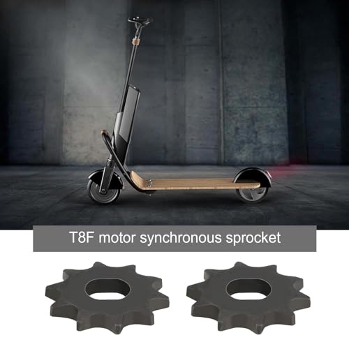 SG Store 2 Stück T8F Motorritzel Motor Synchronisation Kettenrad Kleine Motor Getriebeplatte 10 Zähne Kette für Elektroroller 8x10mm