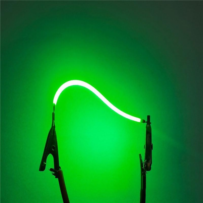 5Pc LED Filament Flexible DC3V Edison Bulb Parts COB Lamps Decorative LED DIY Diode Incandescent Flexible Filament,Warm White,360Mm(14.17In)