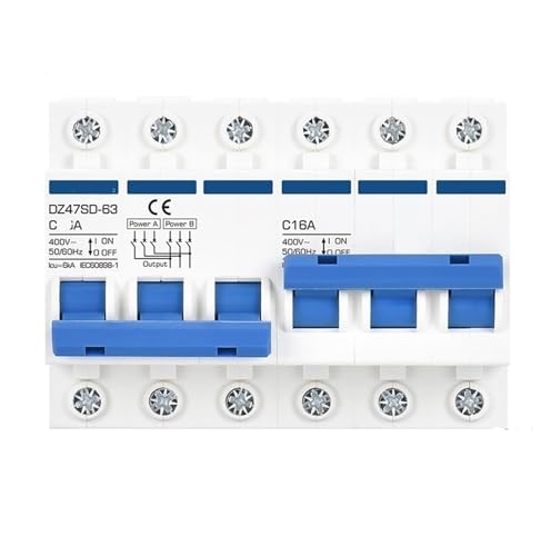 Disjoncteur de verrouillage puissance photovoltaïque AC 380V commutateur 3P-3P