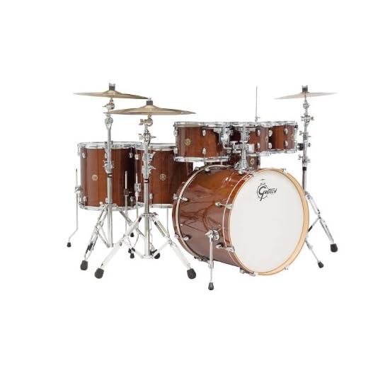 Gretsch CM1E826PWG 2014 Catalina Maple 6-Piece Shell Pack with Free Additional 8" Tom - Walnut Claze