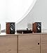 Edifier R1380DB Active Bluetooth Bookshelf Speakers - Optical/Coaxial Input - 2.0 Wireless Studio Monitor Speaker - 42W RMS - Wood Grain