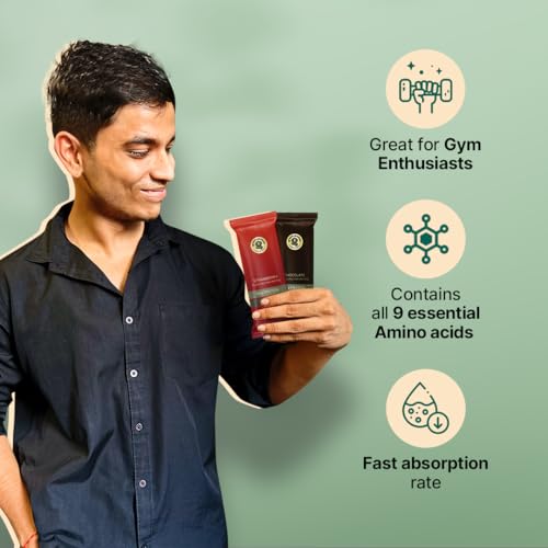 GREEN PROTEIN Sport Pea Protein Isolate Powder, 100% Vegan 25gm Plant Protein (Pack of 18, Sport Multi Flavour (Pack of 18))