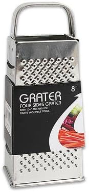 8" Stainless Steel 4-sided Kitchen Box Grater