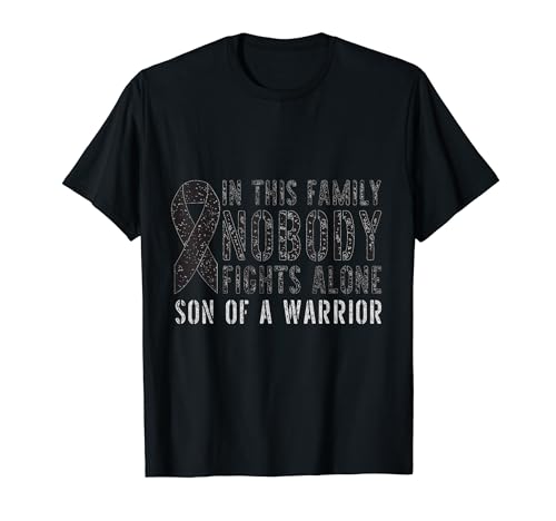 Son of a Warrior Family Matching Skin Cancer Maglietta
