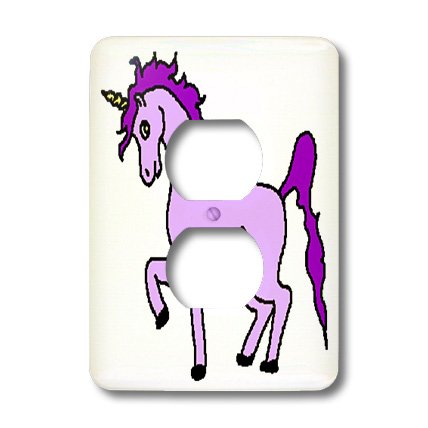 Cache pour 2 prises licorne rose masque les murs abîmés lsp_37470_6