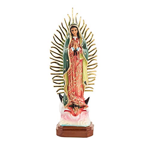 FANMEX - Fantastik Fantastik - Figura Religiosa Mexicana - Estatua Virgen de Guadalupe 30 cm