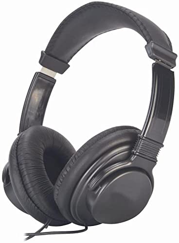 PRO SIGNAL PSG08461 Hi-Fi Headphones with Stainless Steel Headband - Black PRO SIGNAL PSG08461 Hi-Fi Headphones with Stainless Steel Headband - Black