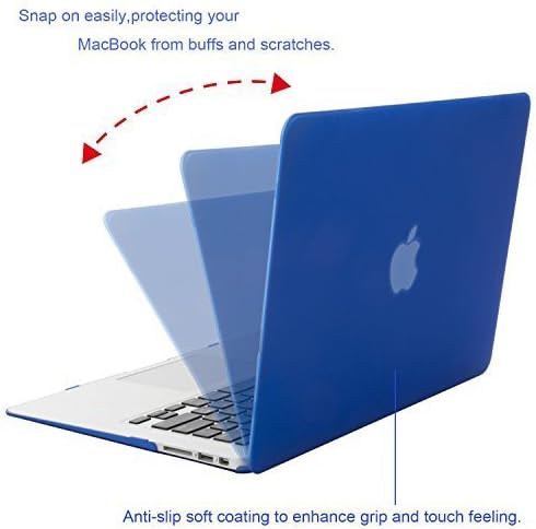 MOSISO Compatible with MacBook Air 13 inch Case (Models: A1466 & A1369, Older Version 2010-2017 Release), Protective Plastic Hard Shell Case Cover, Royal Blue