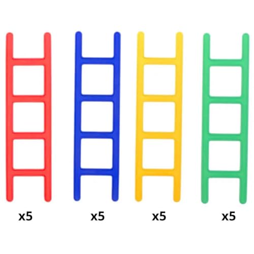 Jogo interativo escada equilibrista caiu perdeu 20 peças