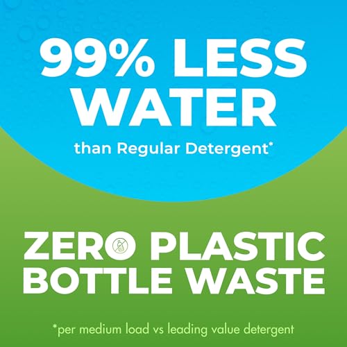 ARM & HAMMER Power Sheets Laundry Detergent, Fragrance Free, Dermatologist Tested Concentrated Laundry Detergent Sheets, 50 Count, up to 100 Small Loads - Image 5