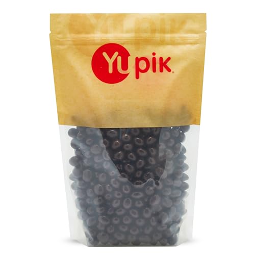 Yupik Dark Chocolate Covered Coffee Beans, 60% Cacao, 2.2 lb (35.2 oz), Kosher, High in Fiber, Coffee Beans Coated in Rich Dark Chocolate, Chocolate Candy, Sweet Snacks, Ideal for Baking & Gifting