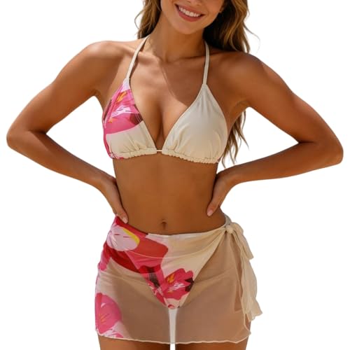 Tankini Bikini floral aquarelle élégant maillot de bain deux pièces de plage confortable