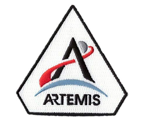Titan One Europe - Artemis Moon Mission NASA Space X Astronaut Crew Patch brodé tactique (Blanc) Cover