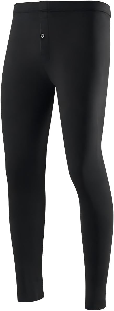 Men's Premium Australian Wool Thermal Leggings, Double-Sided Knit Velvet Base Layer Pants, Seamless Warm Winter Underwear