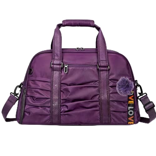 Bolsa Mochila Mala Viagem Academia Pompom Fitness Com Alça Ajustável (Bolsa Mala Mochila Vinho)