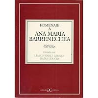 Homenaje a Ana María Barrenechea 8470394304 Book Cover