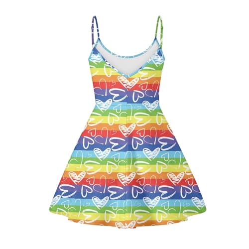 Image of Biyejit Women Casual Loose Dress Strap Long Summer Beach Swing Dress