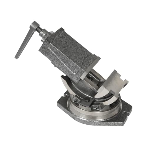 Morsa manuale per macchina, morsa manuale da tavolo, morsa girevole a 360°, larghezza massima 80 mm, per utensili da officina, smerigliatrici