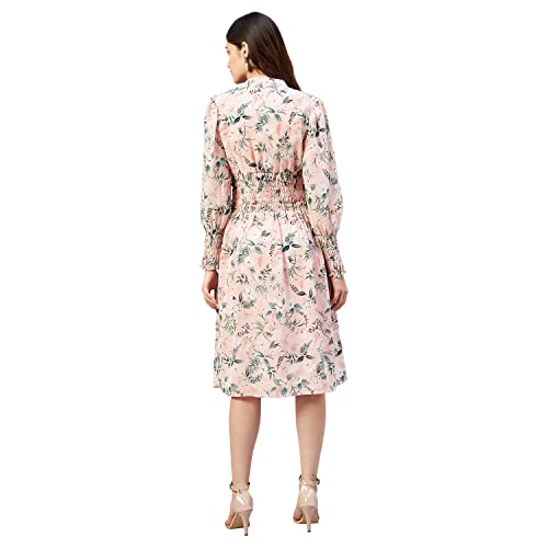 Image of Carlton London Women's Georgette A-Line Midi Dress