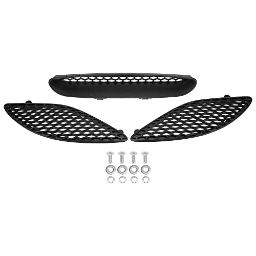 X AUTOHAUX Front Hood Bezel Vent Trim Hood Scoop Grille Kit for Dodge Charger 2015-2020 Replacement for 68202462AD 68202581AC 68202580A by X AUTOHAUX - Image 4
