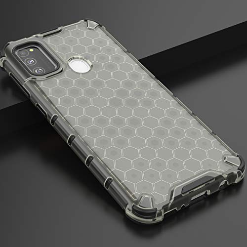 Image of Glasgow Back Case Cover for Samsung Galaxy M30s Shockproof Military Grade Back Case Back Cover - Black