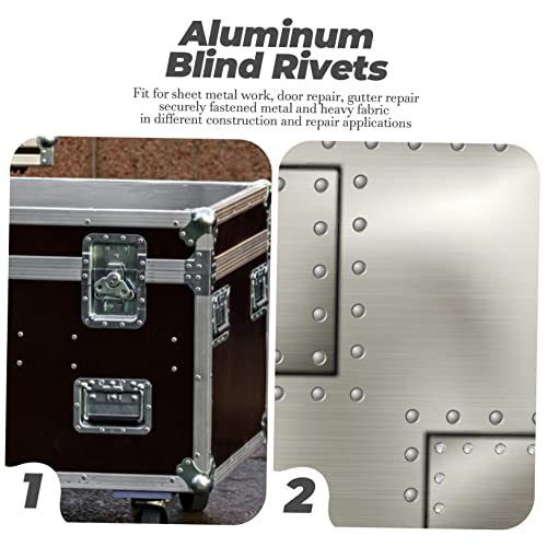 Uonlytech 140 Pçs Rebites Cegos Kit De Unhas Para Decoração De Avião Kits DIY Kit De Sortimento De M