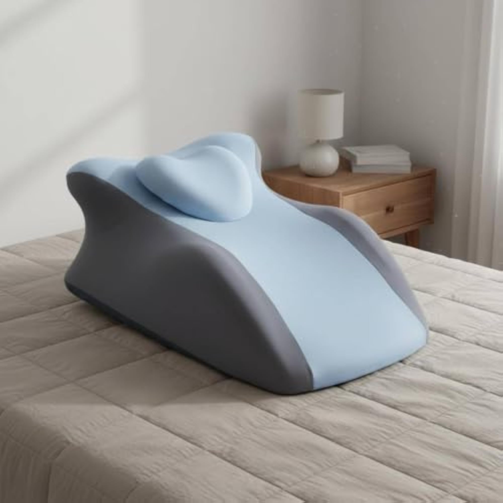 High Rebound Memory Support Reading Pillow for Spinal Alignment