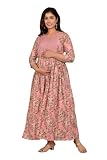 Peach Maternity Kurta, Pure Cotton Rayon Feeding/Maternity Kurta For Her, Feeding Dress, Kurta With Feeding...