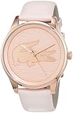 Weiches Lederarmband Lacoste Damen-Armbanduhr Quarz mit Leder Armband 2000997