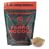 Marsh Hen Mill Farro Piccolo Semi Pearled Ancient Grains | Fast Cooking Farro Grain | Ideal for Healthy Cooking or as a Nutrient-Rich Side | Certified Einkorn Wheat - 24 Oz