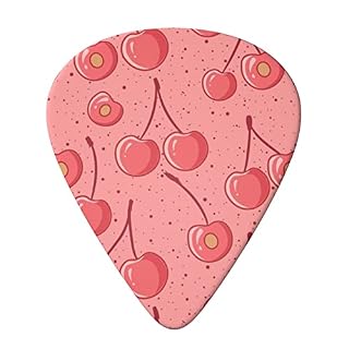 ASDTEHCY Lot de 6 médiators en celluloïd, rose cerise pour guitares acoustiques, électriques, basses ou ukulélé - Les Beatles, Paul McCartney, John Lennon, RIngo Starr, George Harrison ASDTEHCY Lot de 6 médiators en celluloïd, rose cerise pour guitares acoustiques, électriques, basses ou ukulélé – Image 3
