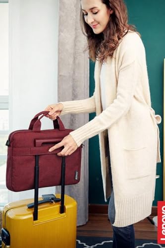 Image of Waterproof Laptop Side Bag Waterresistan Convenience Daily Routine Use File Bag 30 L Trolley Attaching Laptop Bag