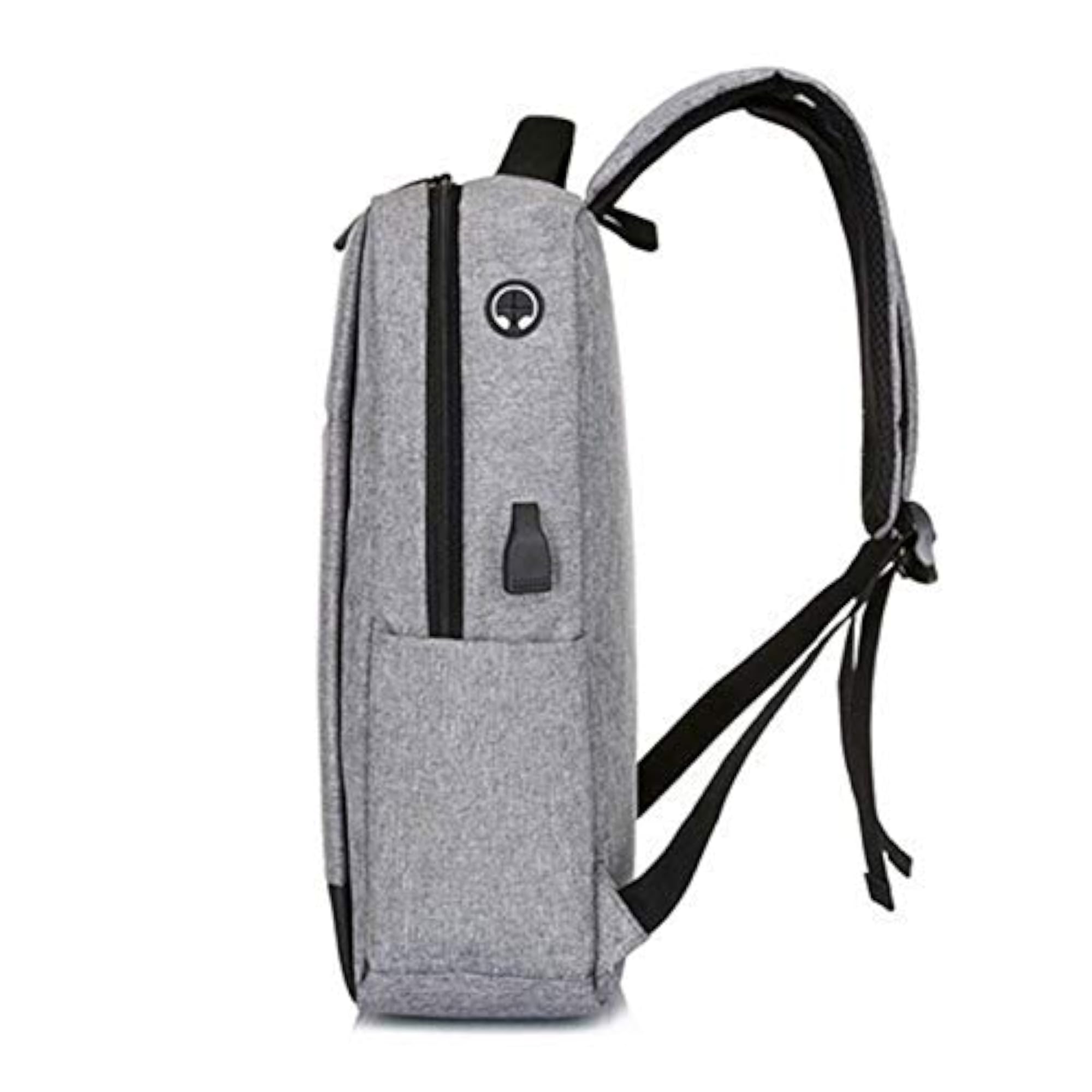 Men's USB Charging Backpack for Leisure and Business