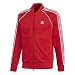 adidas Originals Men's Superstar Track Jacket, Scarlet, L