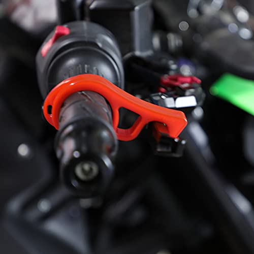Motorcycle Brake Lock, Adjustable Lock Fits for Motorcycles Mopeds Motorbikes Scooters ATVs Dirt Bike Street Bike Braking The Front Wheel Use on Grip Brake Handlebar(Orange) - Thumbnail 6