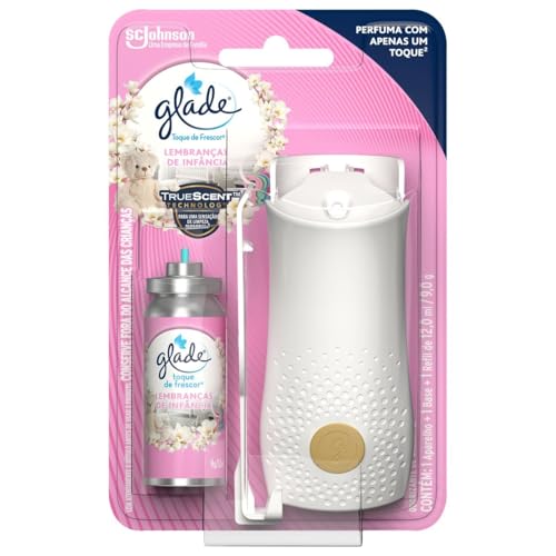 Glade Aromatizador de Ambiente Lembranças De Infância, Kit Aparelho e Refil, Odorizador de Ambiente,
